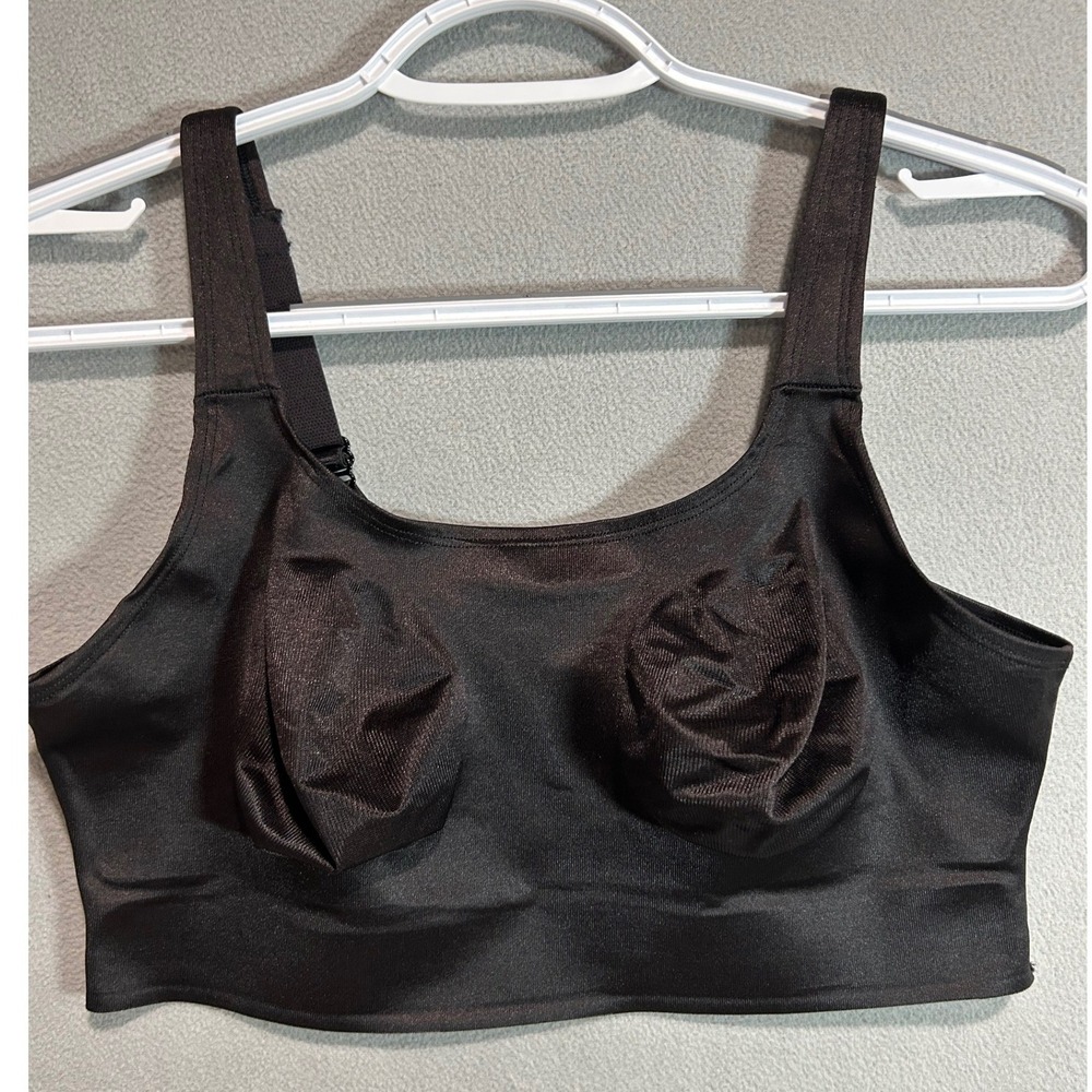 Ruby Ribbon Demiette Bra Women Size 36 Black Style 3029 Wireless Shaping bra